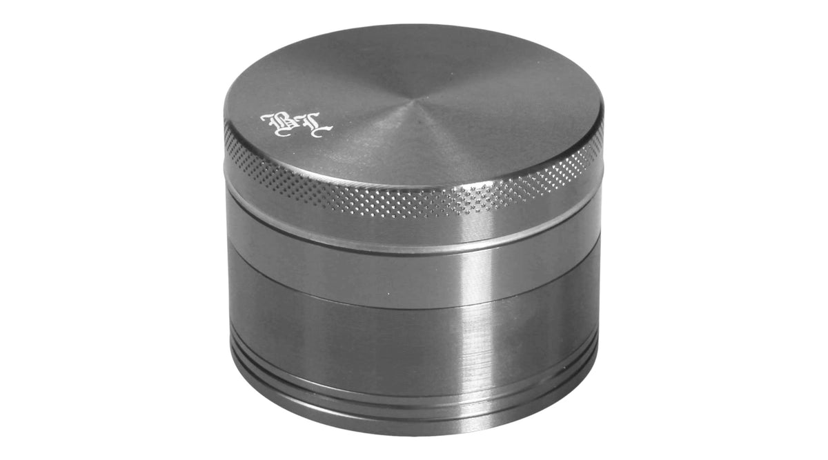 🔥 Black Leaf Alu-Grinder – 4-teilig (Ø 50 mm)