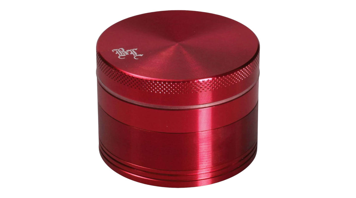 🔥 Black Leaf Alu-Grinder – 4-teilig (Ø 50 mm)