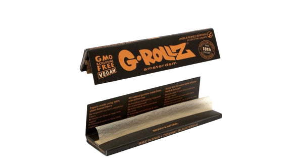 G-Rollz Unbleached Brown Papers King Slim