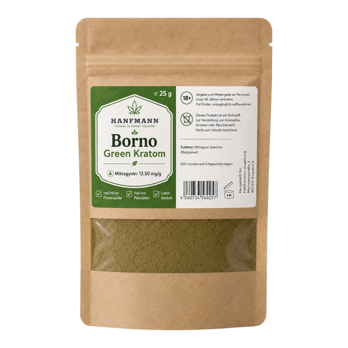 Borno Green Kratom 25 g
