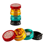 Grace Glass Ganash Rasta Metall-Grinder – 4-teilig, 40 mm