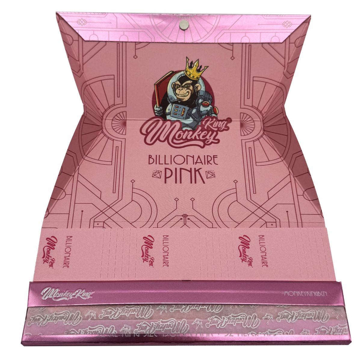 Monkey King Billionaire Pink XL Papers mit Tips – 32 Blatt