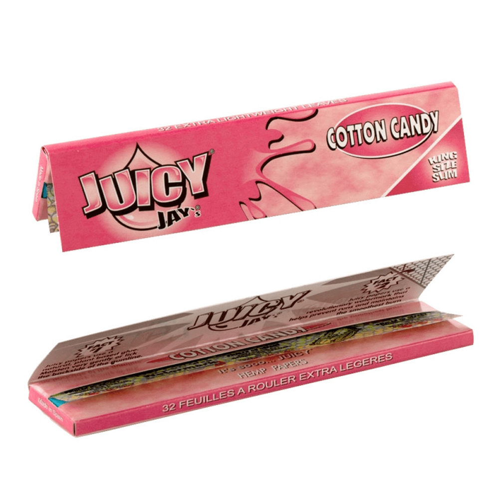 Juicy Jay’s Cotton Candy King Size Slim Papers – 32 Blatt