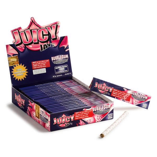 Juicy Jay’s Bubblegum King Size Slim Papers – 32 Blatt