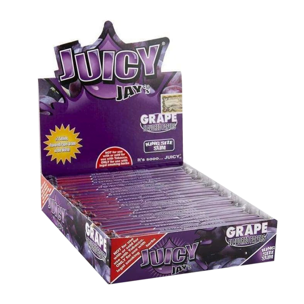 Juicy Jay’s Grape King Size Slim Papers – 32 Blatt