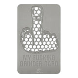 V-Syndicate „My Fucking Grinder Card“ – Metall-Grinderkarte