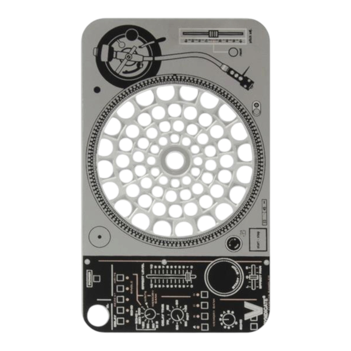 V-Syndicate Grinder Card „Groove“ – Metall-Grinderkarte