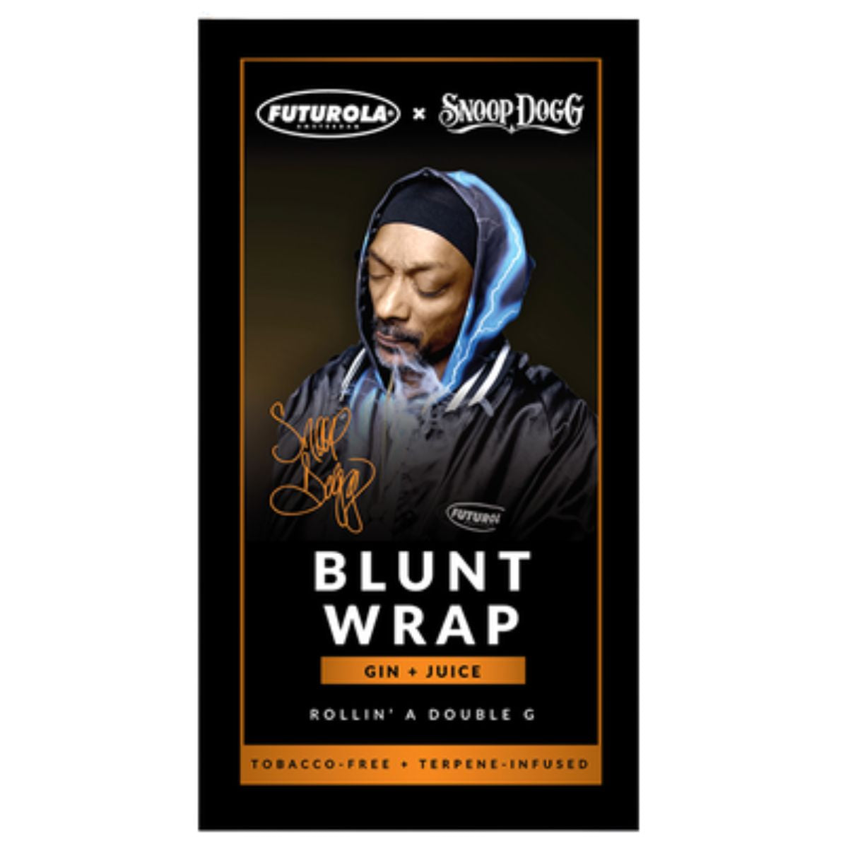 Futurola x Snoop Dogg „Gin & Juice“ Blunt Wrap – tabakfrei, 1 Stück