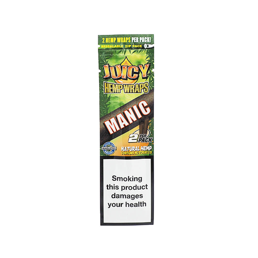 Juicy Jay’s Hemp Wraps „Manic“ – Mango-Papaya, 2 Stück