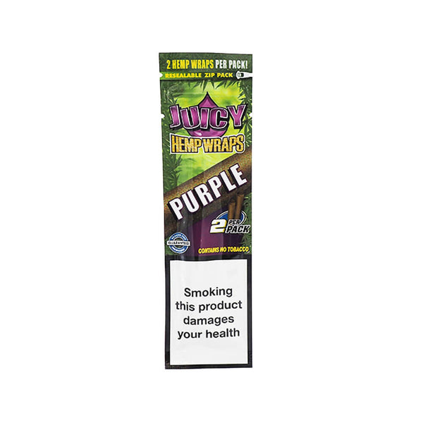 Juicy Jay’s Hemp Wraps „Purple“ – Traubenaroma, 2 Stück