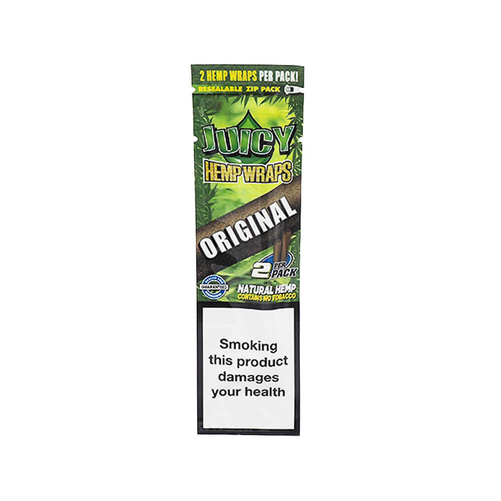 Juicy Jay’s Hemp Wraps „Original“ – Natur, 2 Stück