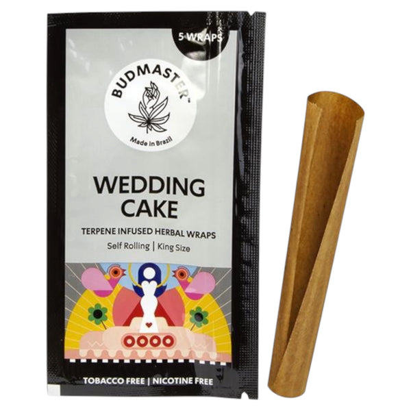 Budmaster Wedding Cake Terpene Blunt Wraps – 5 Stück