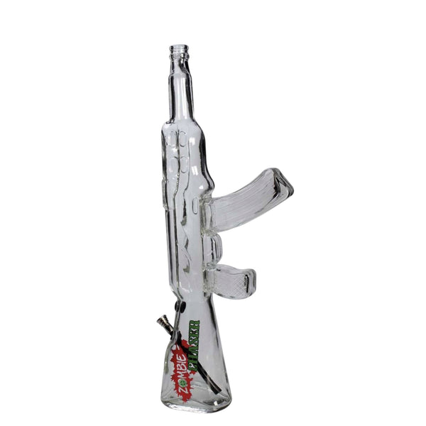 Zombie Chaser Maschinengewehr-Glasbong – 50 cm mit Kickloch