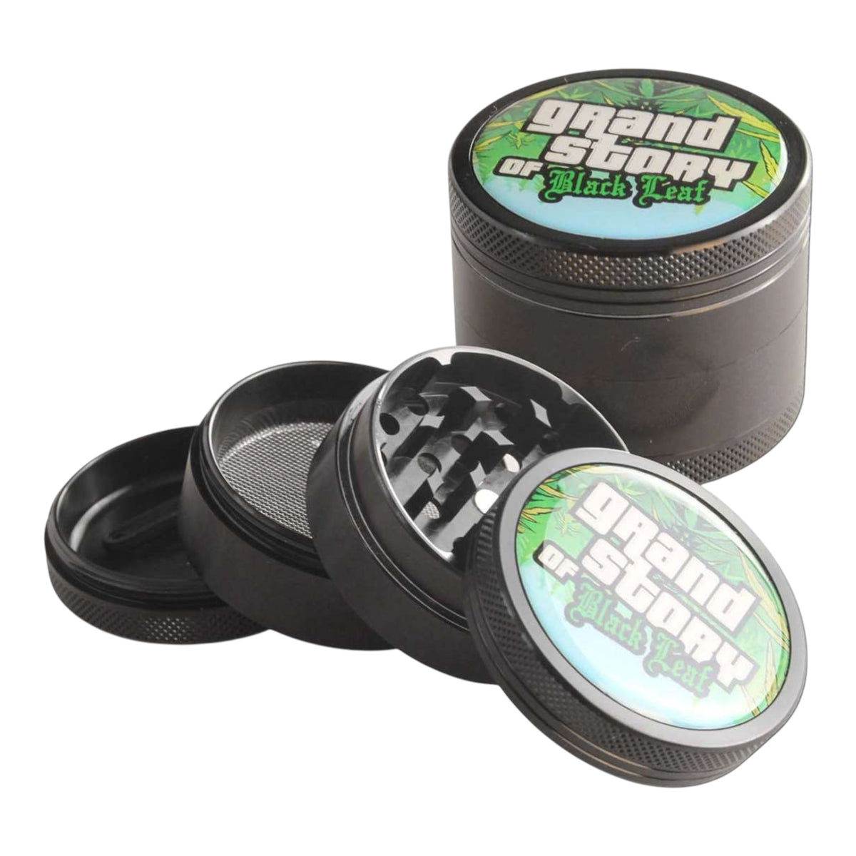 Black Leaf Grinder 4-tlg. – GRAND STORY
